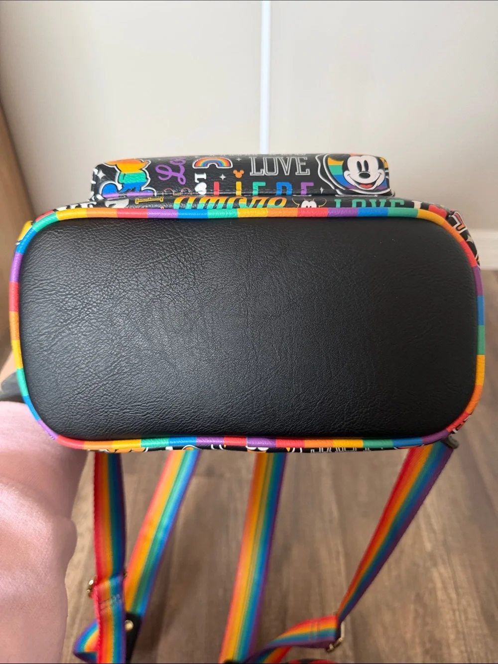 Loungefly x Disney Parks limited edition Rainbow Love Mini Backpack